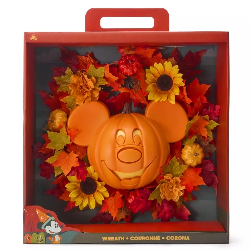 Disney Parks Mickey Mouse Halloween Light-Up Wreath